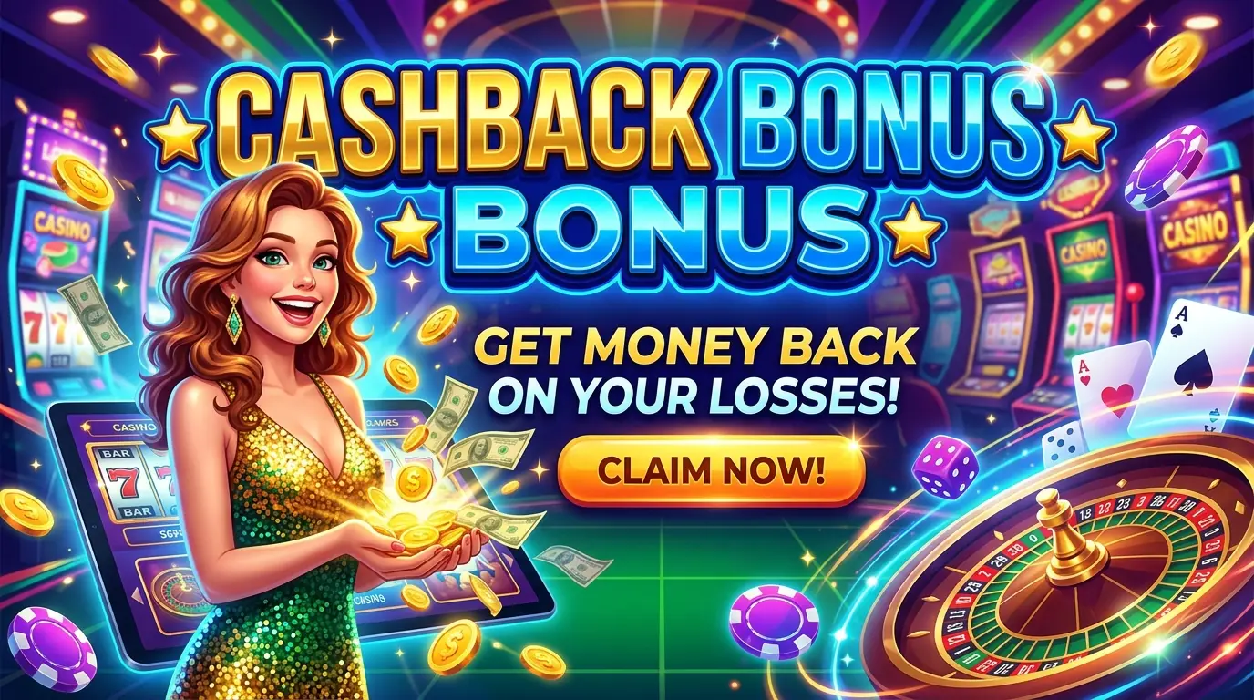 Cashback bonus hos Getlucky casino