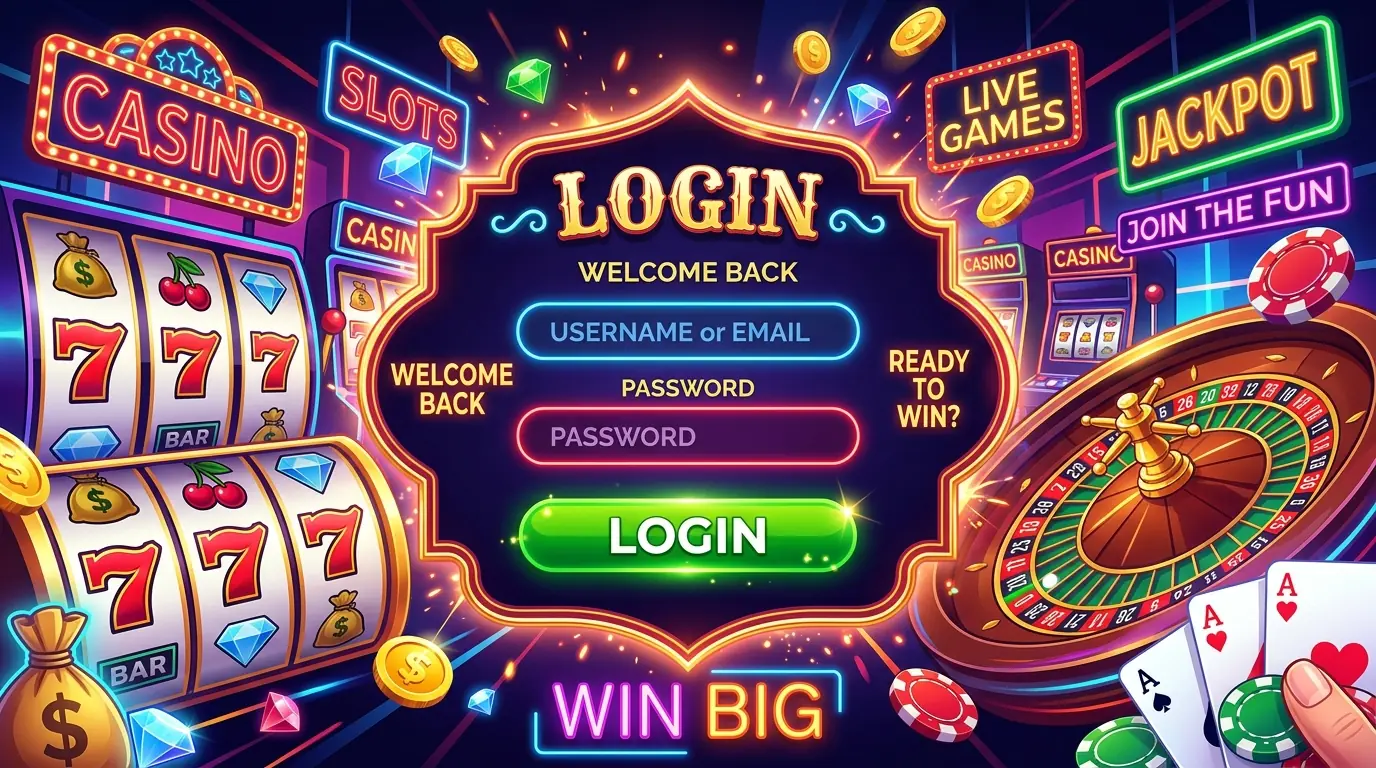 Login hos Getlucky casino